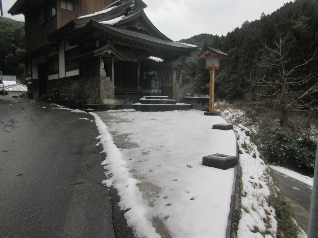 雪の積もった福岡県内③