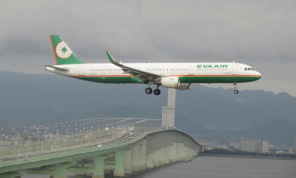 EVA A321の着陸