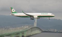 EVA A321の着陸