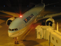 KOREAN　AIR　B777-300の到着