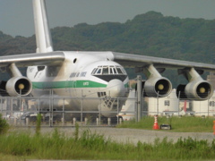 アルジェリア空軍のIl-76・7T-WIU飛来①