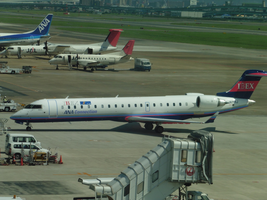 アイベックス　JA11RJ到着