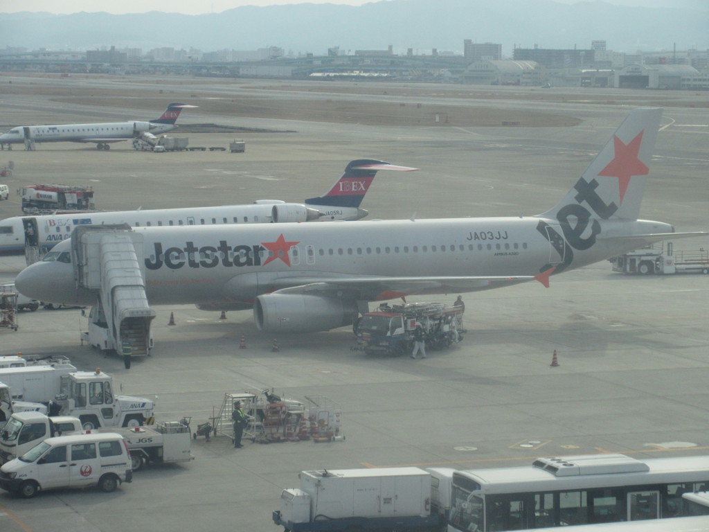 Jet  Starの沖止め