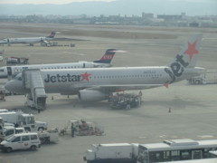 Jet  Starの沖止め