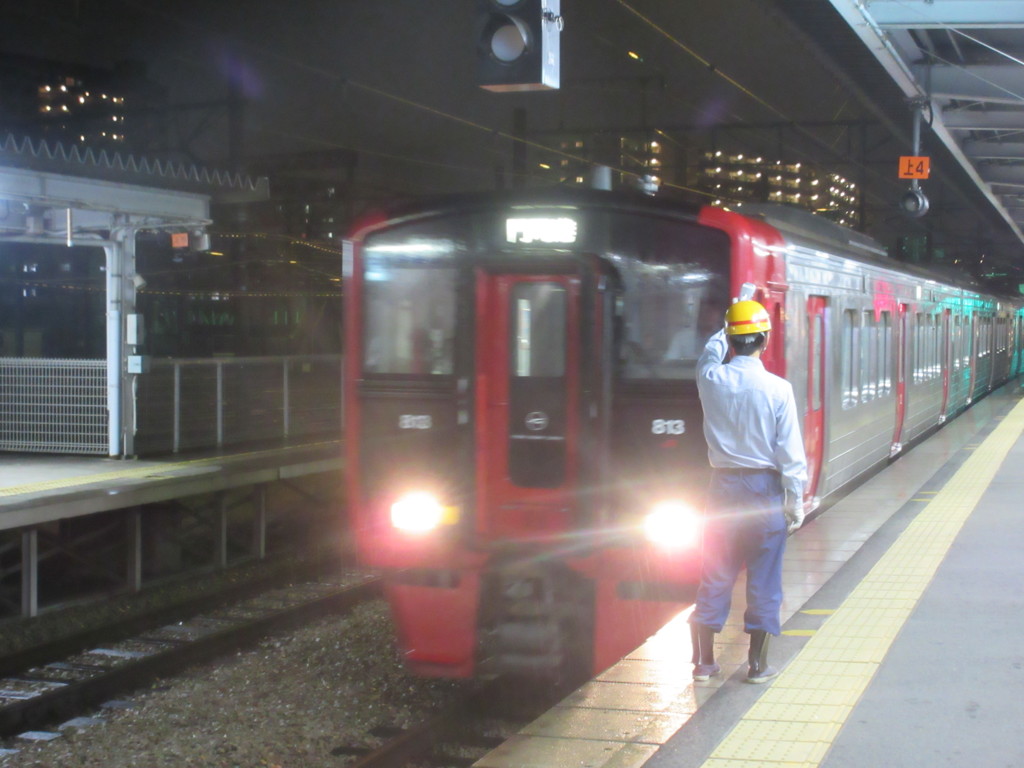 ８１３系連結作業②