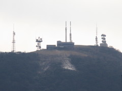 八幡駅より見えた皿倉山①