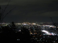 筑紫野市天拝山から眺める夜景①