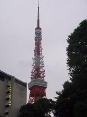 震災直後の東京タワー