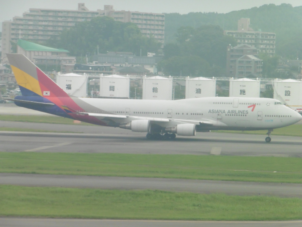 ASIANA　B747-400飛来⑤