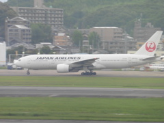 JAL　B777-200　JA772J到着