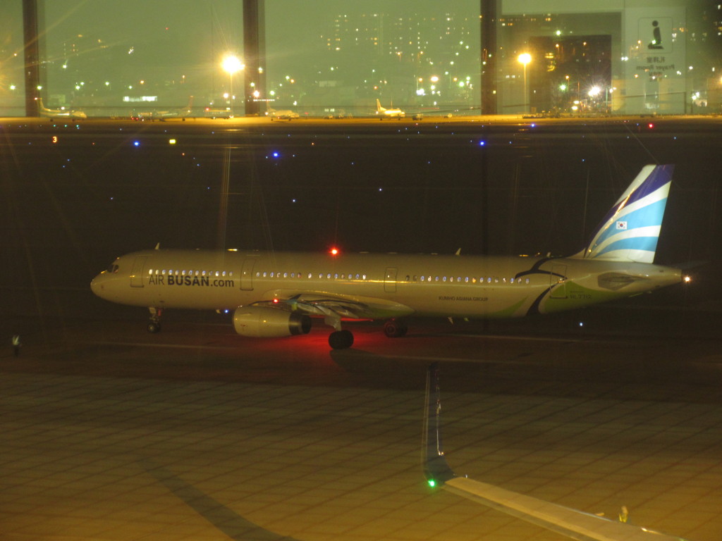 エアプサン　A321出発