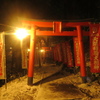 雪の夜の神社　⑤