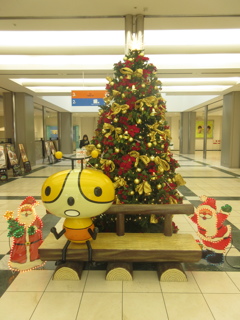 テレビ西日本屋内のクリスマスツリー