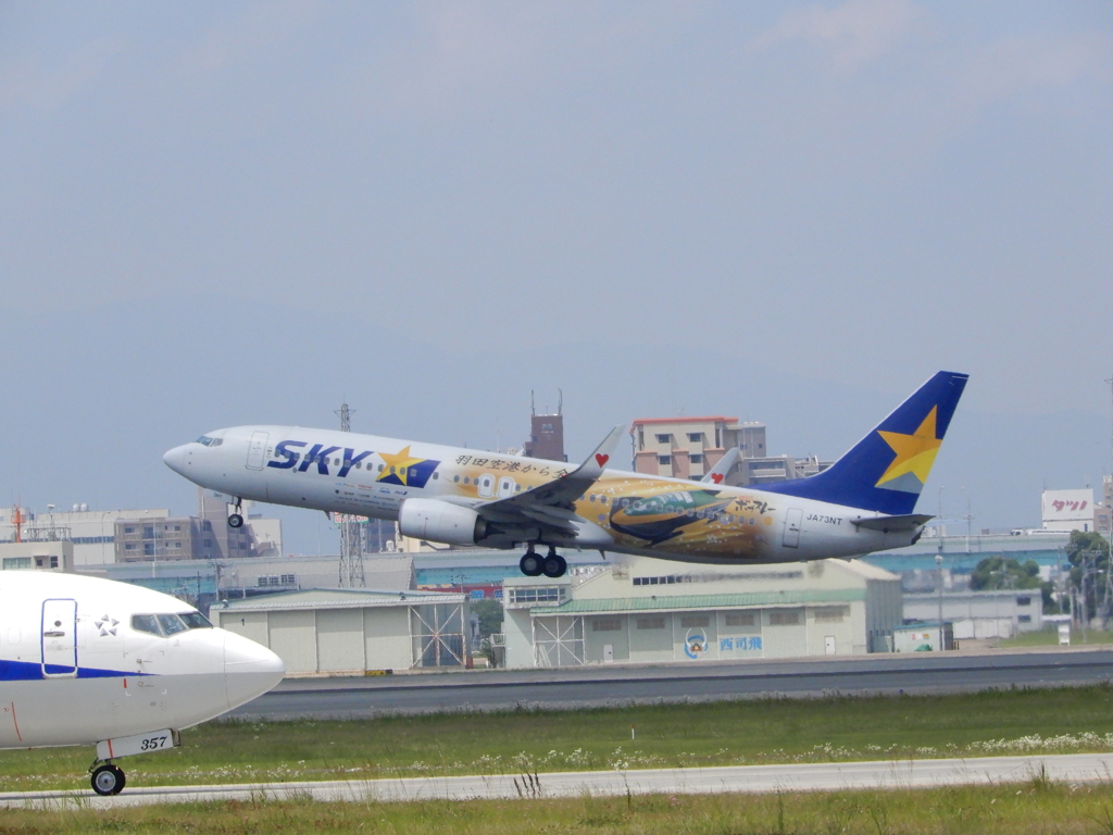 離陸　福岡空港　⑨