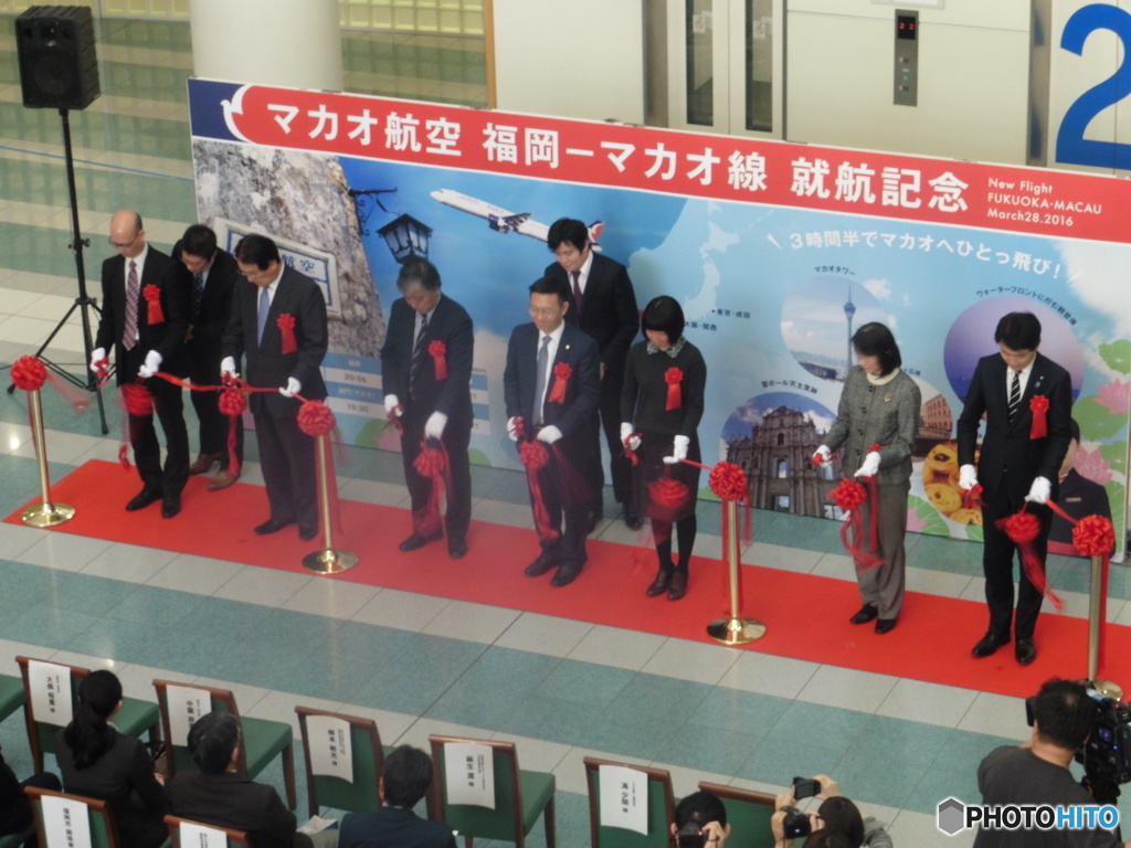 マカオ航空記念セレモニー③