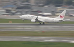 JAL　B737-800の離陸