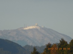 佐賀の山奥から眺めた脊振山