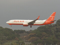 着陸　JEJU AIR
