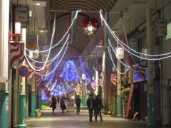 中洲川端商店街のイルミネーション　①