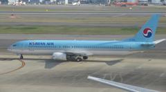 大韓航空　B737-900出発