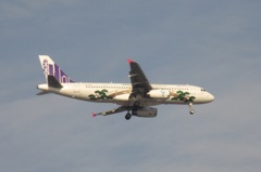 福岡空港へのアプローチを東区付近より眺める⑭