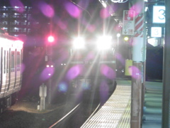 貨物列車の通過①