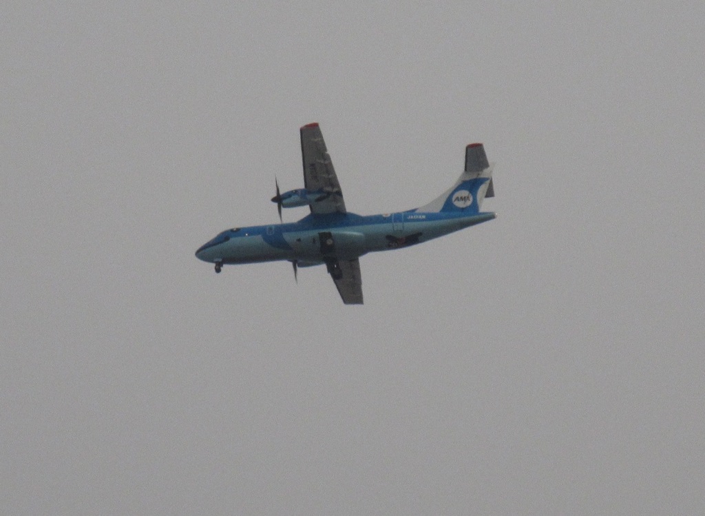 福岡空港へのアプローチを東区付近より眺める⑤