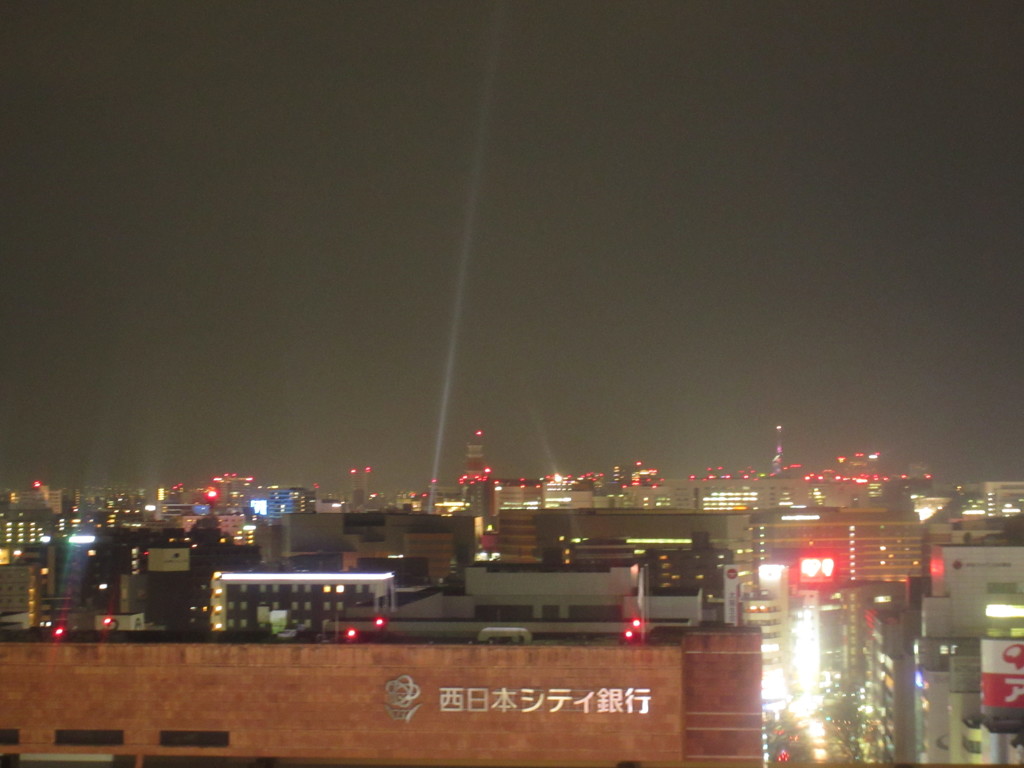 夜の博多シティ展望台⑥