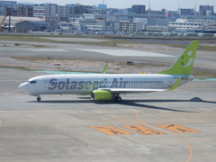 ソラシドエアの出発　福岡空港にて　②