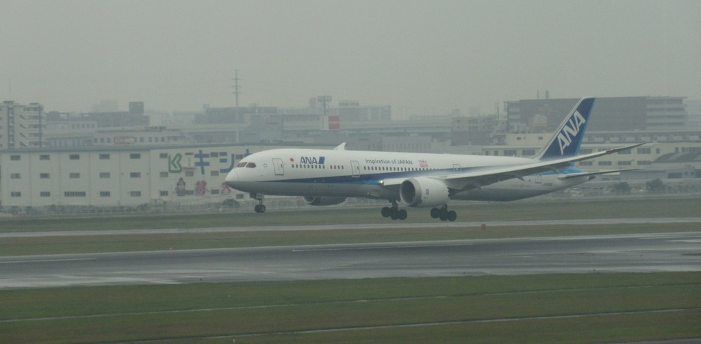 ANA B787とヴェイパー