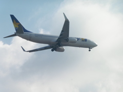 着陸するＳＫＹＭＡＲＫ
