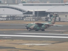 C-1輸送機出発