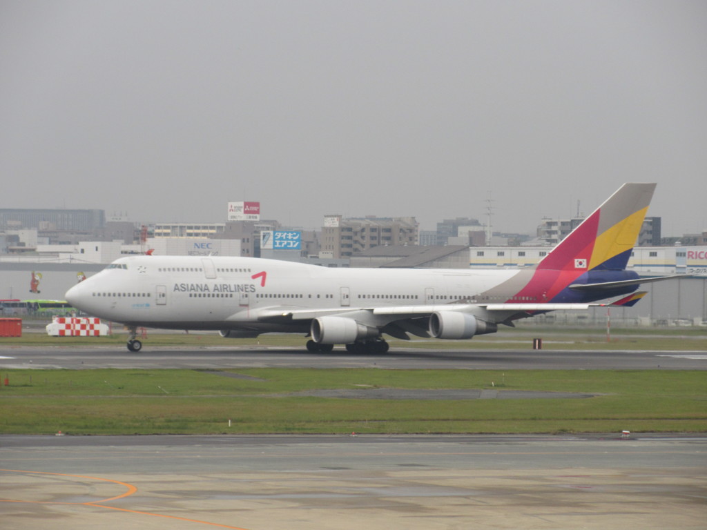 アシアナジャンボ飛来③