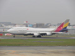 アシアナジャンボ飛来③