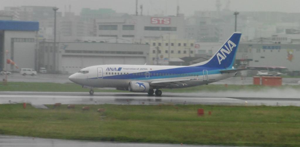 雨の中の滑走⑥