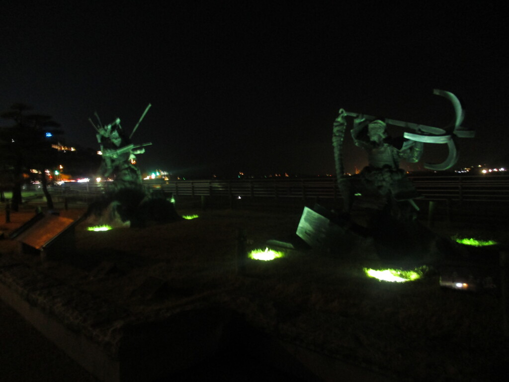 夜の関門海峡　②