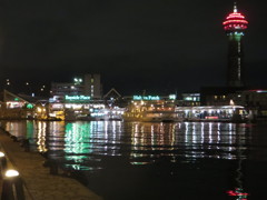 博多港の夜