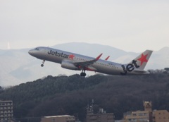 離陸　ジェットスター
