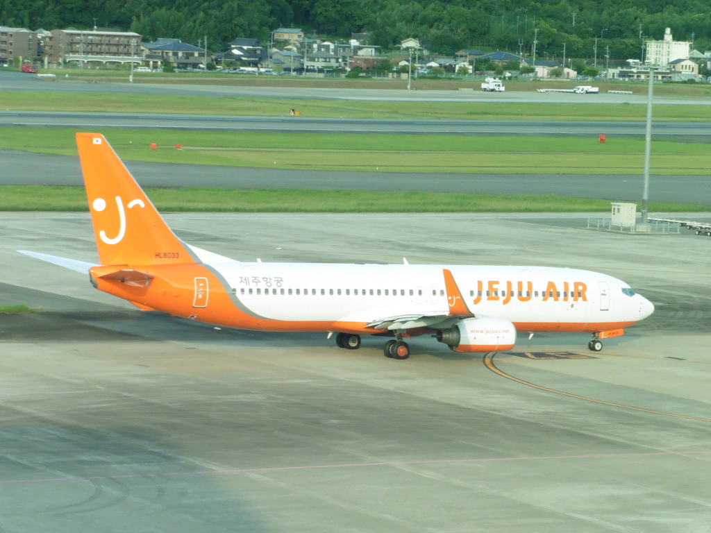 JEJU　AIR　B737-800　HL8033出発