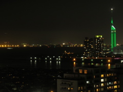 福岡市の夜景　愛宕神社より　③