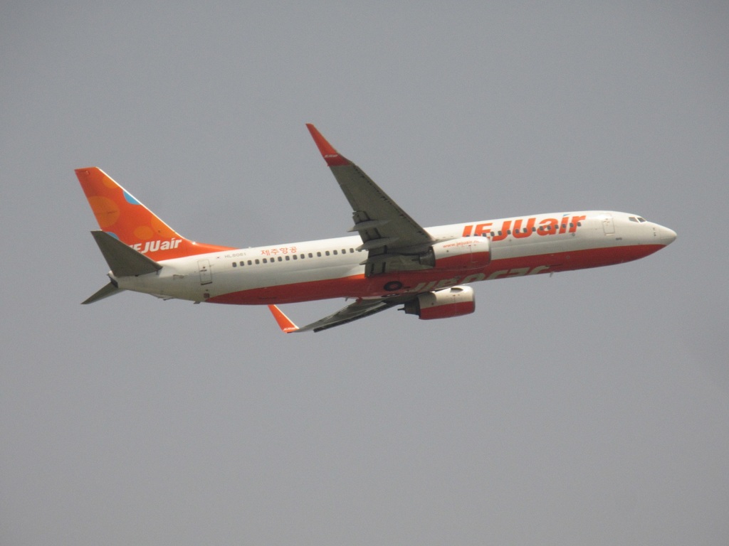 JEJU AIRの離陸