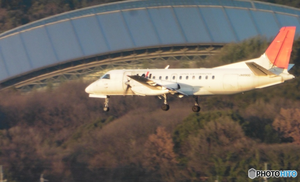 SAAB340B着陸