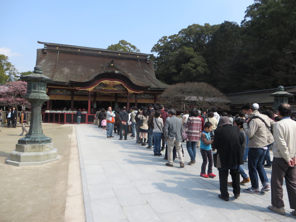 行列のできる大宰府天満宮
