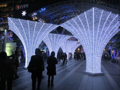 博多シティのイルミネーション点灯　④