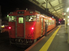 下関に停車中のキハ４０の１両編成②