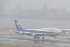 ANA　B747羽田到着①