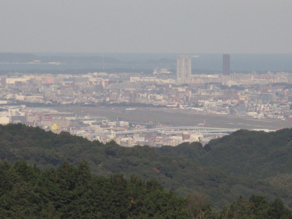 山頂から眺める福岡市内