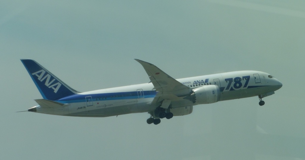 ANA　B787-8　JA817A離陸