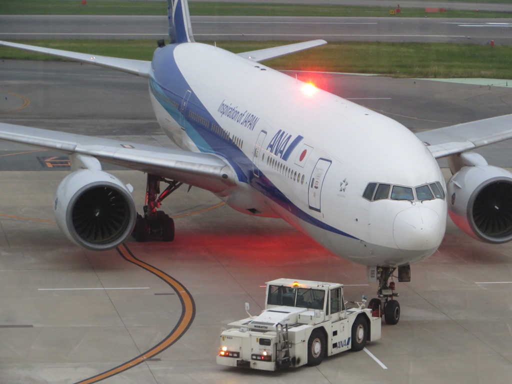 ANA　B777出発