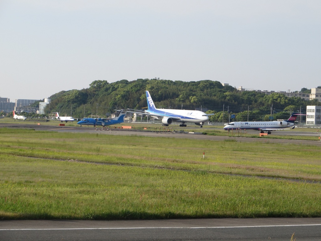 混雑する福岡空港②